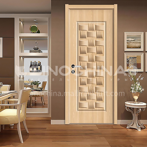 B simple style paint-free wooden door high quality soundproof bedroom door 38